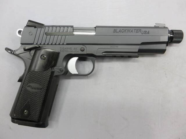 【ウエスタンアームズ】SIG 1911 ブラックウォーター　アルタモントグリップ