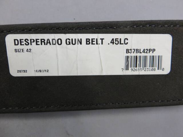 DeSantiss】DESPERADO ガンベルト.45LCT Size:42