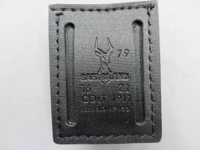 サファリランド スリムライン ダブル マガジンポーチ 92 sig S&W 本革 サファリランド スリムライン ダブル マガジンポーチ 92 sig S&W