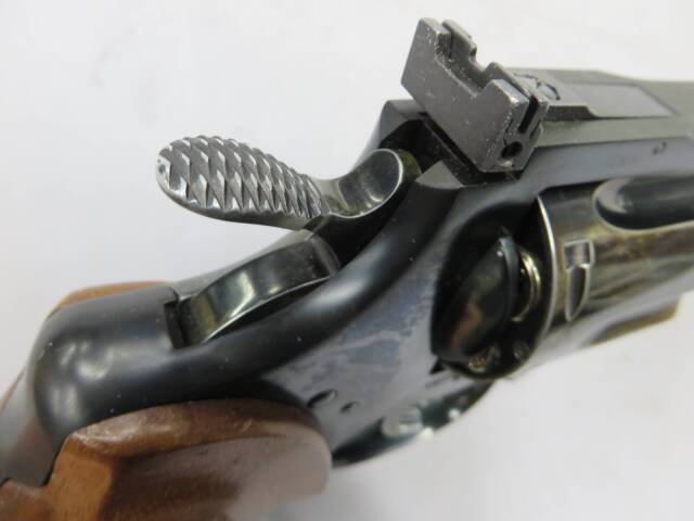 【タナカ】コルトパイソン.357mag 4in R-Mode HW / 木製グリップ・ブルーイング