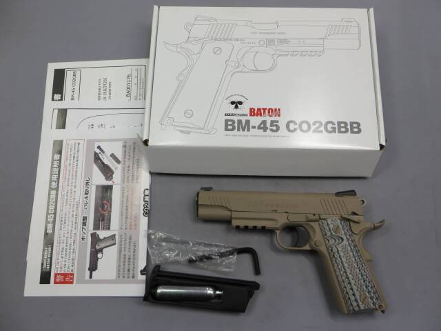 【タニオコバ×BATON】BM-45 (M45A1) CO2 GBB FDE