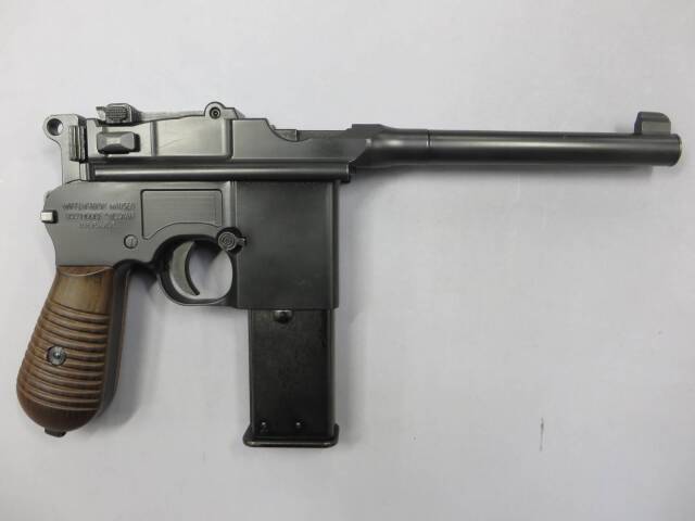 【マルシン】モーゼルM712 マットブラック ABS  6ｍｍBB　ガス・ブローバック