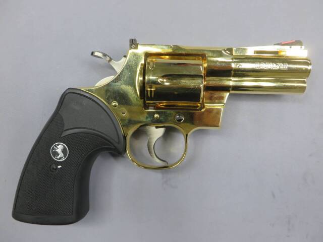 【コクサイ】ニュー コルト パイソン 3in No.360 SMG  金属モデルガン