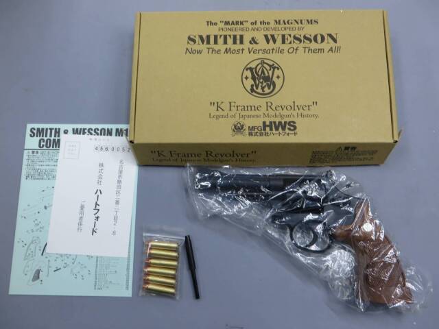 【ハートフォード】S&W M19 コンバットマグナム 4in HW ブルーブラック モデルガン