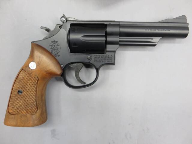 【ハートフォード】S&W M19 コンバットマグナム 4in HW ブルーブラック モデルガン