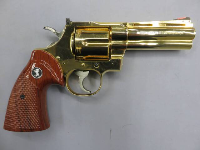 【コクサイ】ニュー コルト パイソン 4in No.357 SMG  金属モデルガン