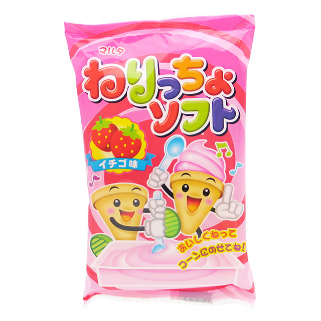 ねりっちょソフトイチゴ味（２４個入）　激安駄菓子卸し問屋　＃40