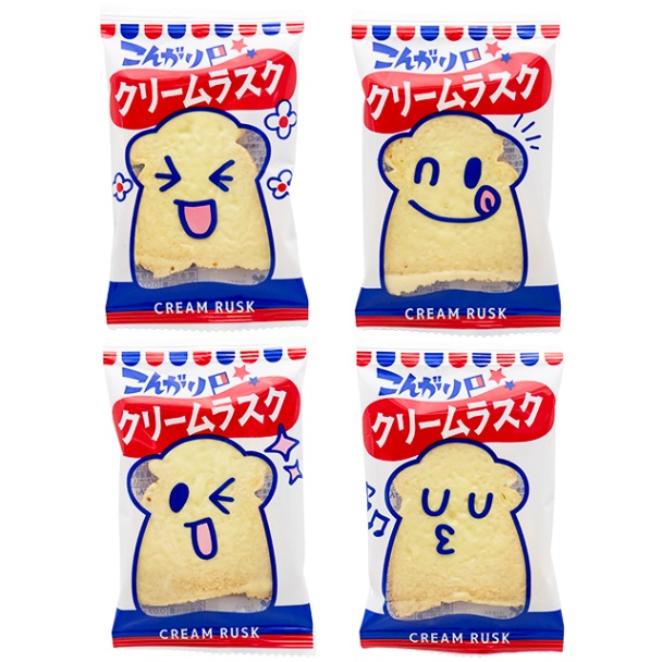 【5/12入荷】こんがりクリームラスク　(20入)＃40　朝食にもお薦め♪