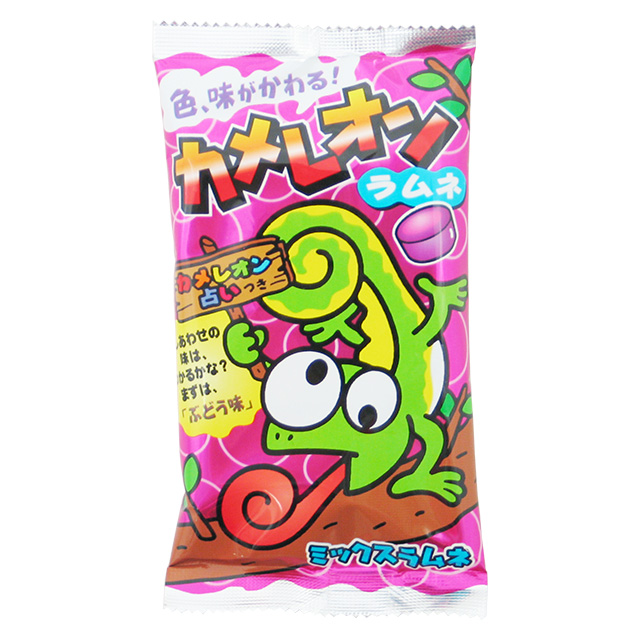 カメレオンラムネ　ミックスラムネ味（３０個入）＃30/キッコ―製菓