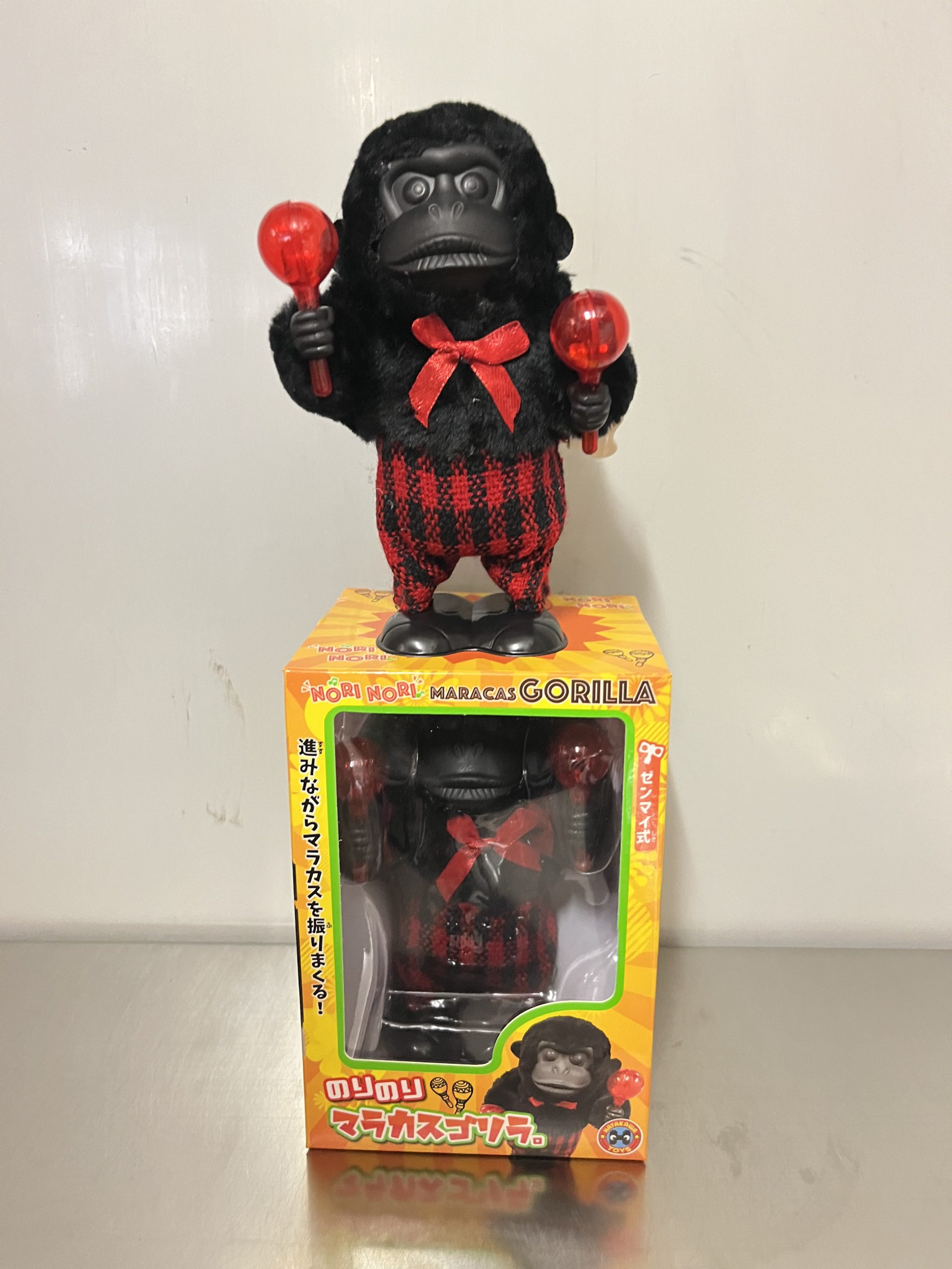 【再入荷】マラカスゴリラ（ぜんまいで動く）