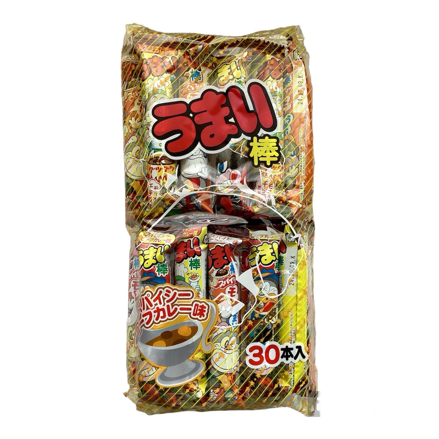 5/11入荷決定/うまい棒スパイシービーフカレー（３０本入り）少しお待ちくださいませ
