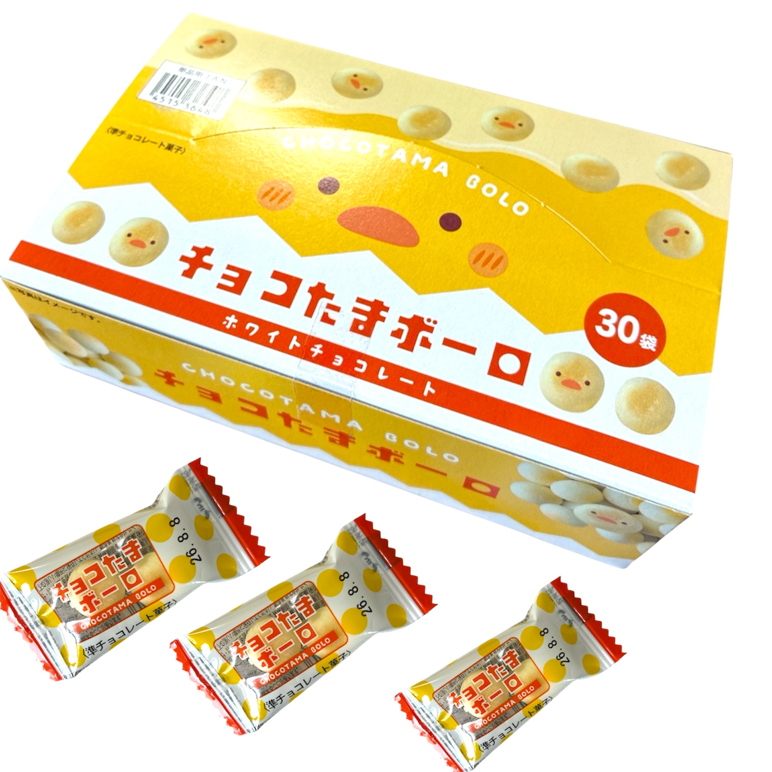 【新商品】チョコたまボーロ ホワイトチョコレート ３０入　ケイエスおやつカンパニー　＃20
