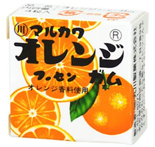 マルカワ　マーブルガムオレンジ（24入り）＃15