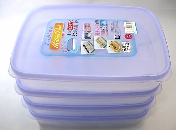 らくがきせんべい用タッパー　4個セット