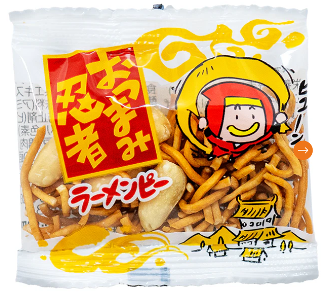 【新商品】おつまみ忍者ラーメンピー（100入り）#12