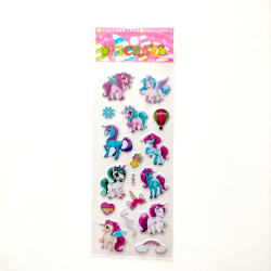 ぷっくりユニコーンシール（5個/25個/50個）