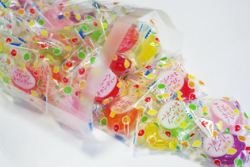 業務用大袋特価　金扇フルーツピローキャンディ（１ｋｇ入り）　