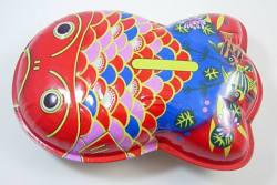 ブリキ　金魚