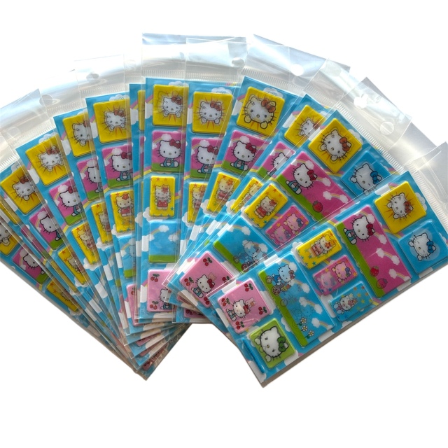 通販｜シール】キティちゃん3Dシール 1枚～土屋商店