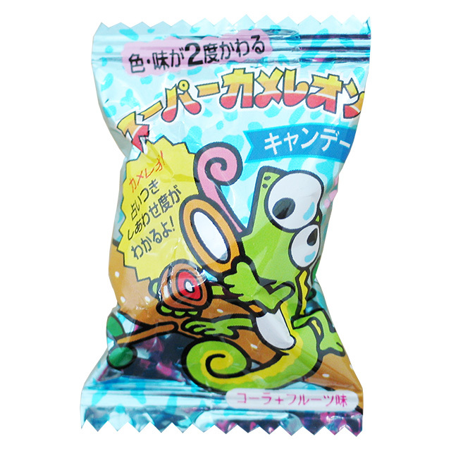 通販//お菓子・駄菓子】カメレオンキャンディー ポット入り（100個入