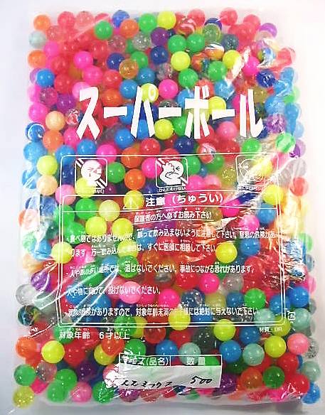 スーパーボール小22ｍｍミックス ５００個入り