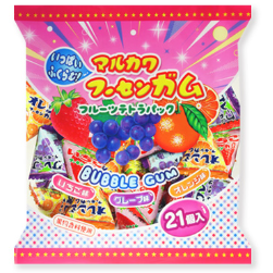 フルーツテトラガムパック（21個入）丸川製菓　＃15