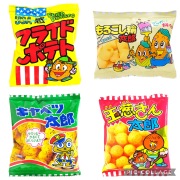 《お得》人気のスナック 4種セット（キャベツ/玉葱/もろこし/フライドポテト）各30入）