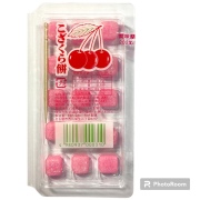 さくらんぼ餅（２０コ入り）　楊枝付き　定番駄菓子＃35