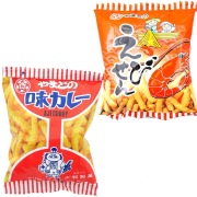 5/11入荷　やまと製菓人気の 2種食べ比べセット（味カレー｜えびせん）各30入
