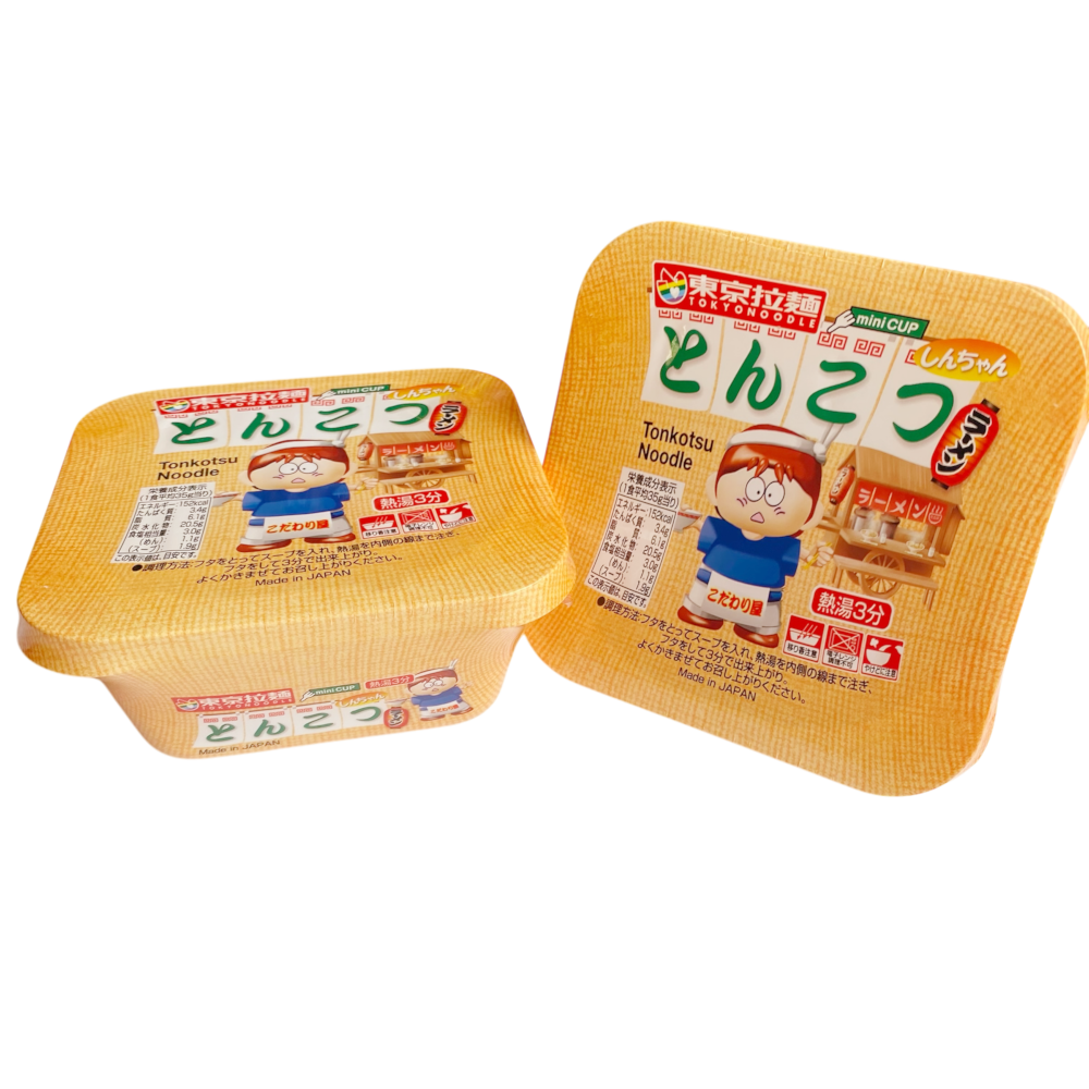 しんちゃんとんこつラーメン　お湯を注げば楽しめる