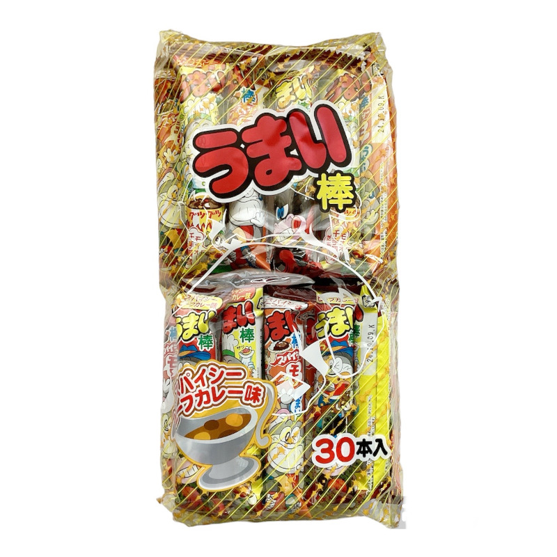 うまい棒 スパイシービーフカレー味   広がる旨みとピリ辛スパイスがやみつきに