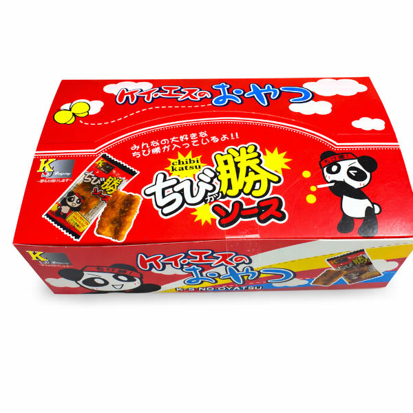 ちび勝ソース　甘辛いソース味がクセになるおいしさ