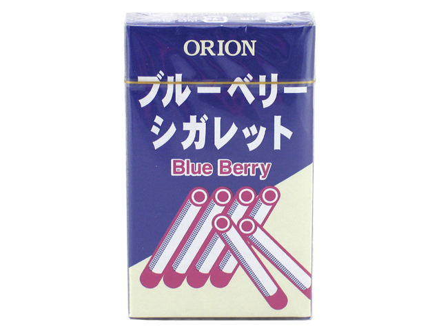 ブルーベリーシガレット　シガレットの形をした砂糖菓子です
