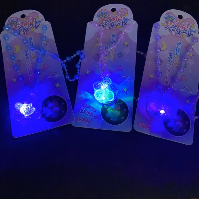 きらめきペンダント  昼間もアクセサリー感覚で楽しめて、お祭りやイベントに