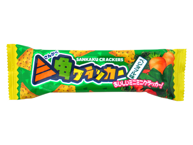 かわいい三角クラッカー！このボリューム１5円以下の駄菓子なんてとても思えません
