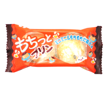 もちッとチョコ　プリン味　お茶うけに