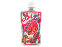 のむのむゼリーコーラ味 冷やしたり凍らせたりして食べるのがおいしい 若者に人気のコーラ味。1箱30個入り チュルチュルと食べられる