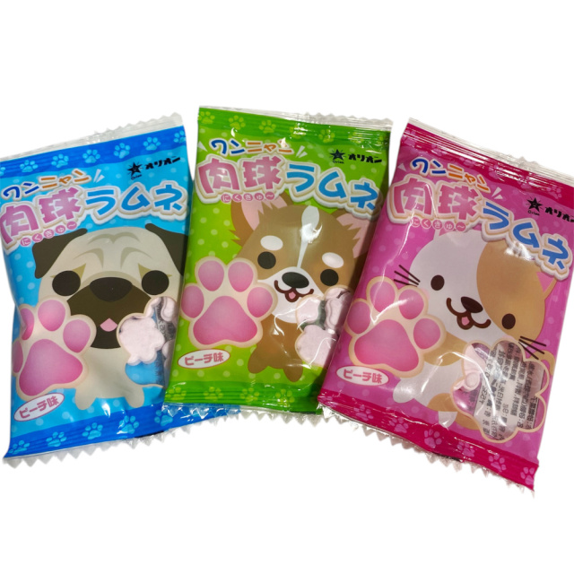 アニマル肉球ラムネ　バレンタインやお茶菓子　イベントの景品にお薦めで