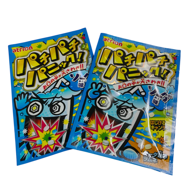 パチパチパニック ソーダ味 驚きと楽しさ満点の駄菓子です