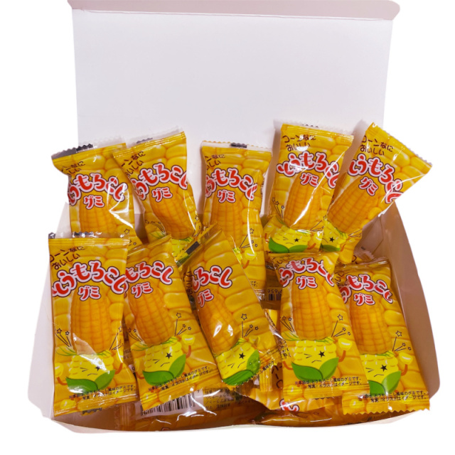 とうもろこしグミ  やさしい甘さにほんのり香るトウモロコシ風味