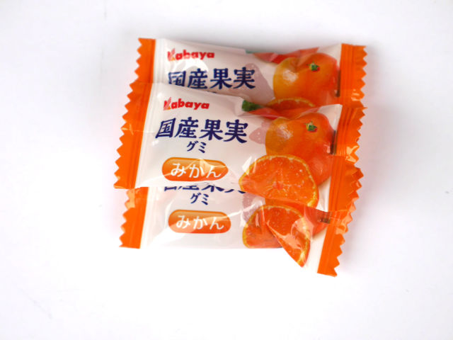 国産果汁グミ　国産果汁を５％使用のさわやかグミです