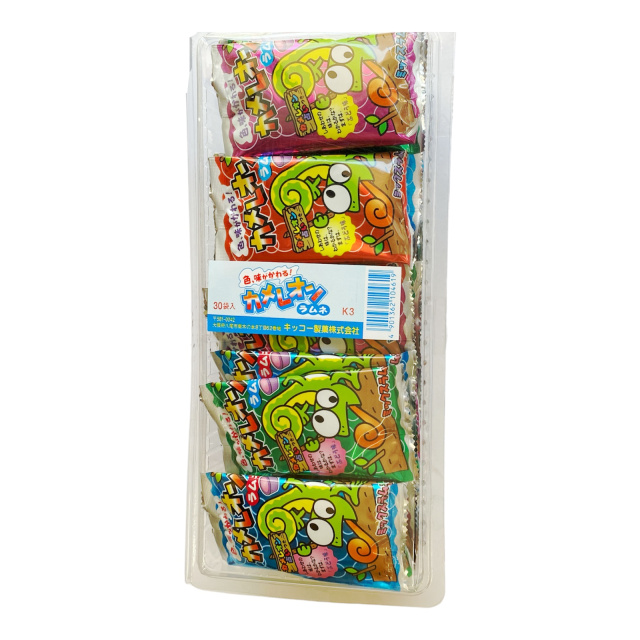 カメレオンラムネ　不思議　食べるたびに違う味や色がかわる