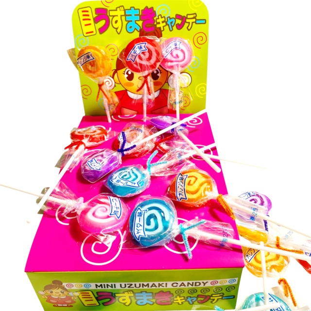 ミニうずまきキャンディー　手作り感たっぷりのかわいいキャンデイ
