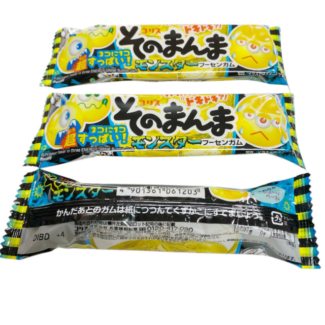 コリス/そのまんまガム モンスター3個に1個が超