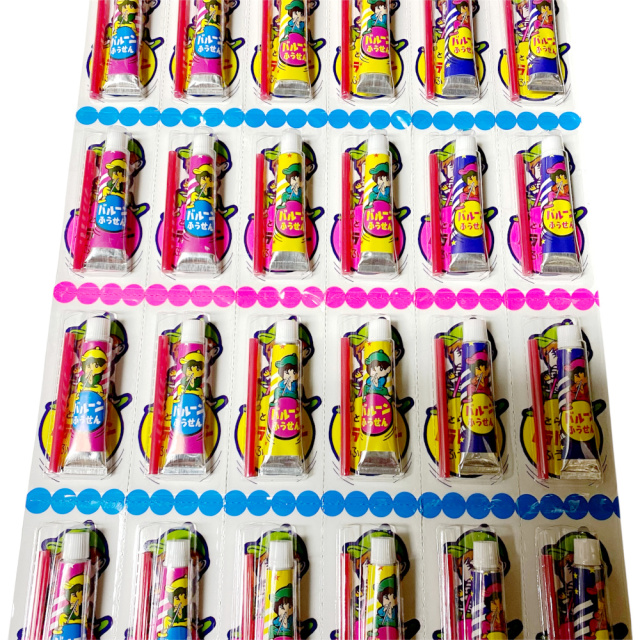 ポリバルーン    クルクルと丸め添付のストローに