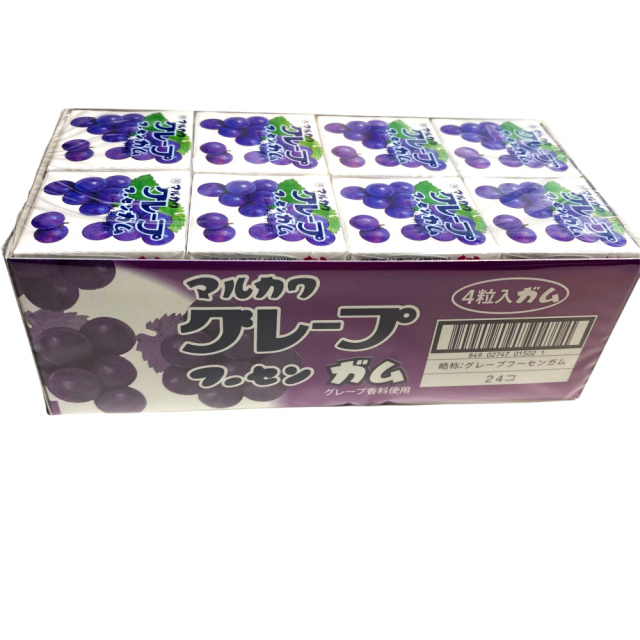 グレープフーセンガム   昔から変わらない定番駄菓子