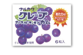 丸川の業務用バラエティガムは昔からあるガムです。四角い箱にマーブルガムが4個 ブドウ・いちご・オレンジ 1袋に入っています