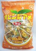 オレンジアメはパインキャンディーと並び昔からなじみのあるオレンジキャンディです配布やつかみ取りに最適です　