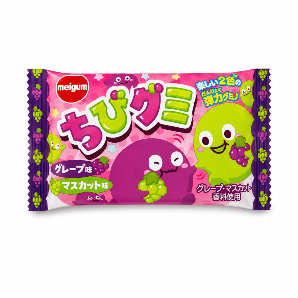 グミキャンディー/ちびグミ グレープ&マスカット味 20入り 明治チューインガム
