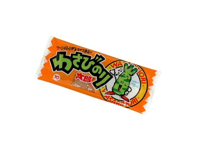 わさびのり太郎はわさび醤油とのコラボで人気の珍味です